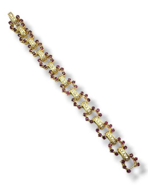 Armband - 18 karaat Geel goud, Prachtige vintage 18K gouden, Handtassen en Accessoires, Armbanden
