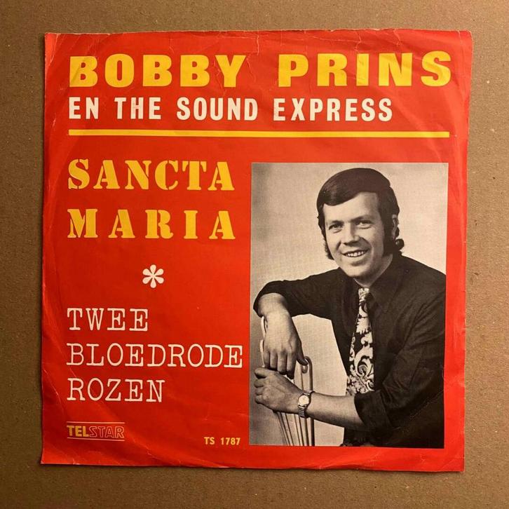 Bobby Prins, Sound Express – Sancta Maria / Twee Bloedrode R, Cd's en Dvd's, Vinyl Singles, Ophalen of Verzenden