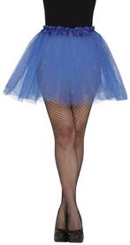 Blauwe Tutu Dames Glitter 40cm, Verzenden
