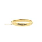 Gouden slavenarmband met gravures; Maat M, Handtassen en Accessoires, Armbanden, Ophalen of Verzenden, Gebruikt, Overige kleuren