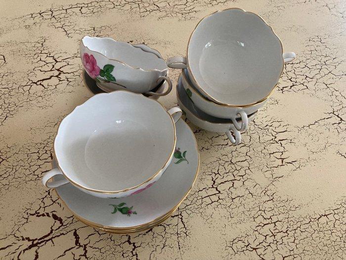 Meissen - Eetservies voor 6 - Porselein, Antiek en Kunst, Antiek | Meubels | Tafels