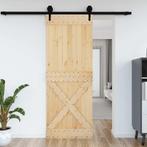 vidaXL Deur NARVIK 85x210 cm massief grenenhout, Doe-het-zelf en Bouw, Verzenden, Nieuw