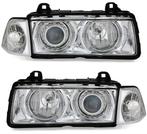 Xenon Look Koplampen met Angel Eyes voor BMW 3 Serie E36, Ophalen of Verzenden
