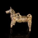 Romain antique Pendentif en bronze en forme danimal (Sans, Antiek en Kunst