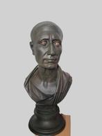 Buste, Gaius Iulius Caesar (100-44 BD) / Green Berlin Cesar, Antiek en Kunst