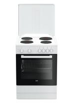 Beko Fss66000gw Elektrische Fornuis 60cm, Elektronische apparatuur, Fornuizen, Ophalen of Verzenden, Nieuw