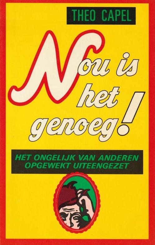 NOU IS HET GENOEG 9789024518456 Capel, Boeken, Romans, Gelezen, Verzenden