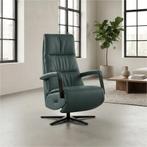 Leren elektrisch relaxfauteuil Core - Toledo Whale, Huis en Inrichting, Bohemian, Industrieel, Modern, Scandinavisch, Nieuw, Ophalen of Verzenden