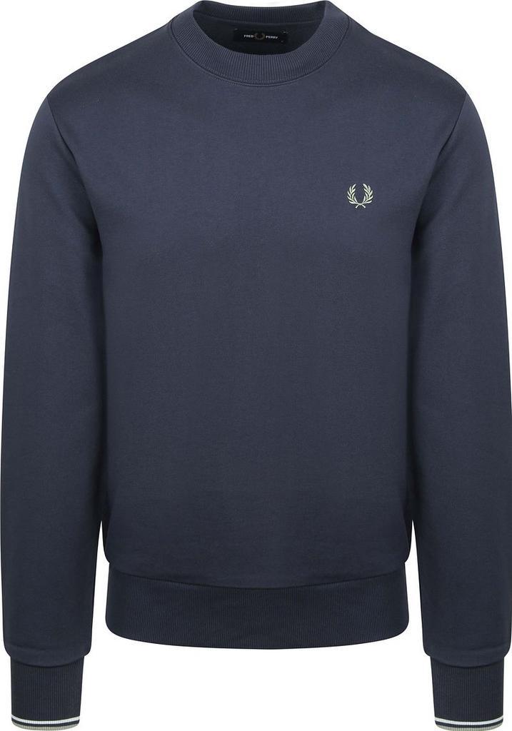 Fred Perry Sweater Logo Navy maat Maat 48/50 (M) Heren, Kleding | Heren, Truien en Vesten, Blauw, Nieuw, Maat 48/50 (M), Verzenden