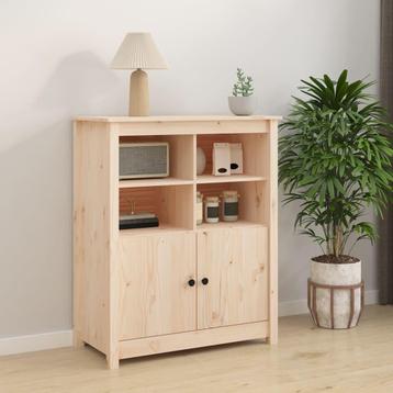 vidaXL Dressoir 83x41,5x100 cm massief grenenhout, Huis en Inrichting, Kasten | Dressoirs, Verzenden, Nieuw