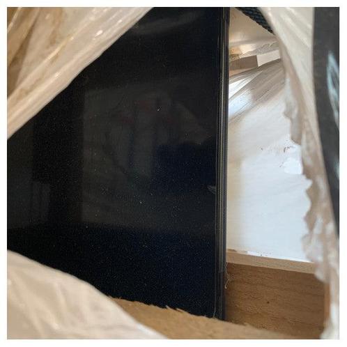 Bieden: Hard Glass black glass room divider 178, Doe-het-zelf en Bouw, Sanitair, Ophalen of Verzenden