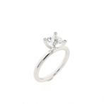 Witgouden Phlox ring gezet met Lemonquartz en diamant;..., Gebruikt, Overige kleuren, 19 tot 20, Ophalen of Verzenden