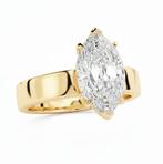 Ring - 14 karaat Geel goud - 3.00ct. tw. Diamant (Lab-grown), Nieuw