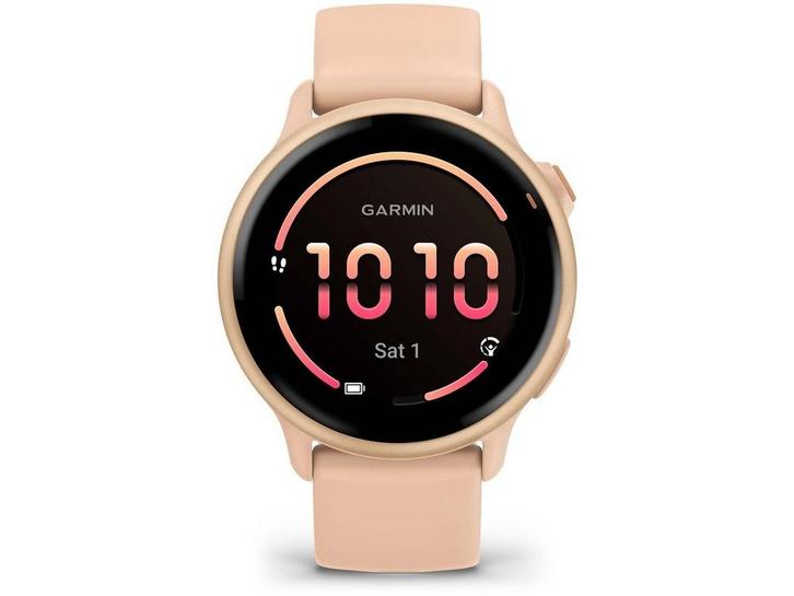 Garmin Vívoactive 6 - Smartwatch - AMOLED-display - Roze, Huis en Inrichting, Woonaccessoires | Overige, Zo goed als nieuw, Verzenden
