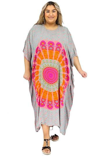 Luna Serena kaftan 7646-60 bigMaat 46/48 (XL) of groter, Verzenden