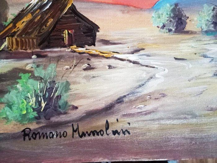 Romano Mussolini (1927-2006) - Paesaggio, Antiek en Kunst, Kunst | Schilderijen | Klassiek