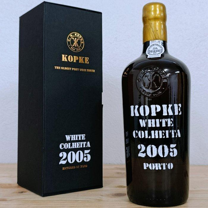 2005 Kopke White - Colheita Port - Gebotteld in 2025 - Douro, Verzamelen, Wijnen