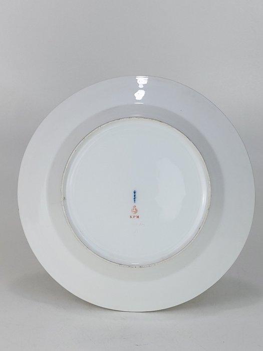 KPM - Plat - Porcelaine - Plat KPM avec monogramme, Antiek en Kunst, Antiek | Glaswerk en Kristal