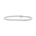 Armband - 18 karaat Witgoud - 7.35ct. tw. Diamant, Handtassen en Accessoires, Armbanden, Nieuw