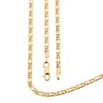 Gouden marine schakel ketting | 45 cm (marine ketting), Handtassen en Accessoires, Kettingen, Ophalen of Verzenden, Gebruikt, Overige kleuren