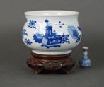 Kangxi (1662-1722) - Encensoir - Scholars and Buddhist