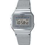 Casio Vintage Unisex Horloge 33 mm - Zilverkleurig A700WE..., Nieuw, Verzenden