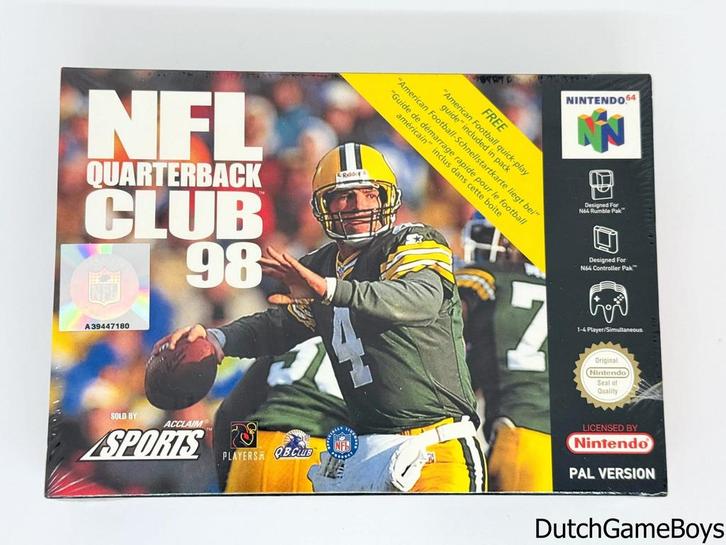 Nintendo 64 / N64 - NFL Quarterback Club 98 - EUR - New & Se, Games en Spelcomputers, Games | Nintendo 64, Gebruikt, Verzenden