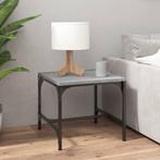 vidaXL Salontafel 50x50x35 cm bewerkt hout grijs, Huis en Inrichting, Tafels | Salontafels, Verzenden, Nieuw