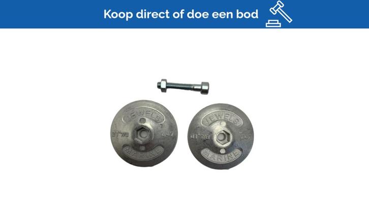 Bieden: Quicksilver Rose Anode for Rudders Ø, Watersport en Boten, Bootonderdelen, Ophalen of Verzenden