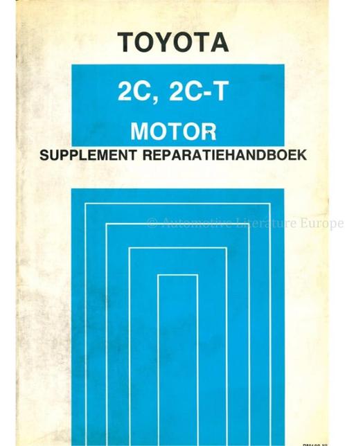1988 TOYOTA CARINA II | CAMRY | LITEACE (2C | 2C-T) MOTOR, Auto diversen, Handleidingen en Instructieboekjes