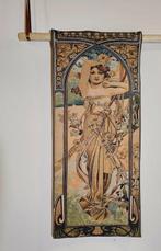 Arazzo Alfons Mucha LE JOUR - Art Nouveau - Wandtapijt -, Antiek en Kunst