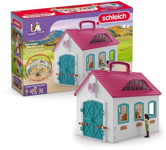 schleich HORSE CLUB - Open stal - 42703 (Binnenspeelgoed), Enfants & Bébés, Jouets | Autre, Envoi