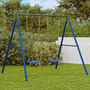 vidaXL Schommelset met 2 schommels, Kinderen en Baby's, Verzenden, Nieuw