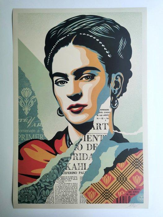 Shepard Fairey (OBEY) - The Woman Who Defeated Pain (Frida, Antiek en Kunst, Kunst | Tekeningen en Fotografie