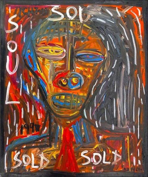0xec6d0 (XX-XXI) - Sold For Nothing - XL, Antiek en Kunst, Kunst | Schilderijen | Modern