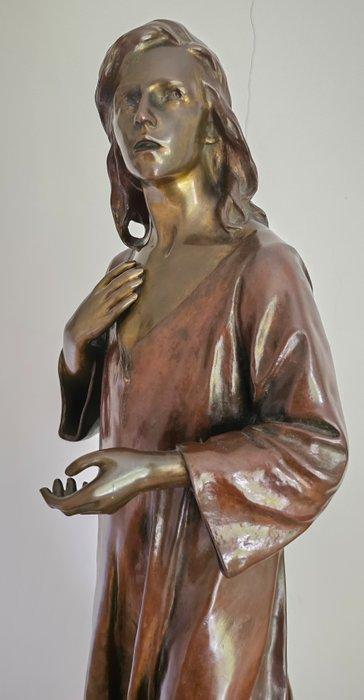 Raoul Larche (1860-1912) - Siot - Sculpture, Jesus devant, Antiek en Kunst, Antiek | Keramiek en Aardewerk