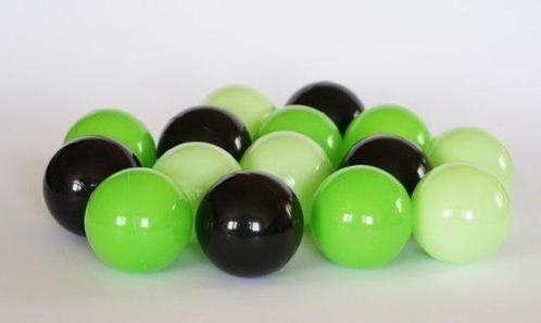 Ballenbak ballen 500 stuks 7cm, lichtgroen, groen, zwart, Kinderen en Baby's, Speelgoed | Babyspeelgoed, Nieuw, Ophalen of Verzenden