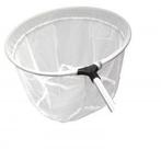 Schepnet wit rond 35cm doorsnede met vaste steel 115cm, Tuin en Terras, Verzenden, Nieuw