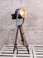 Statief vloerlamp - Vintage spotlight op statief -