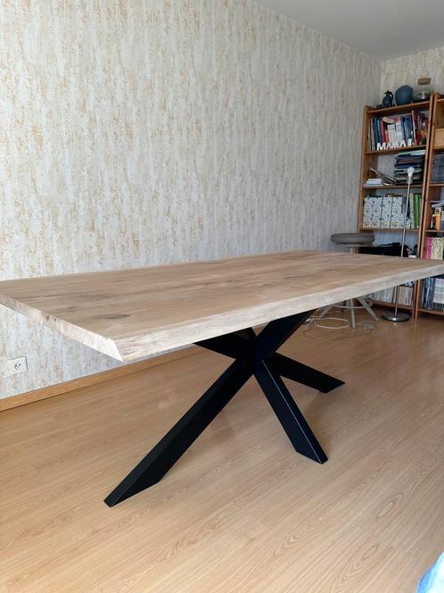 Table chêne bois massif - Dimensions sur mesure, Maison & Meubles, Tables | Tables à manger, 200 cm ou plus, Chêne, Neuf, Cinq personnes ou plus