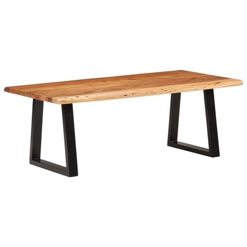 vidaXL Salontafel 110x55x40 cm massief acaciahout, Maison & Meubles, Tables | Tables de salon, Envoi