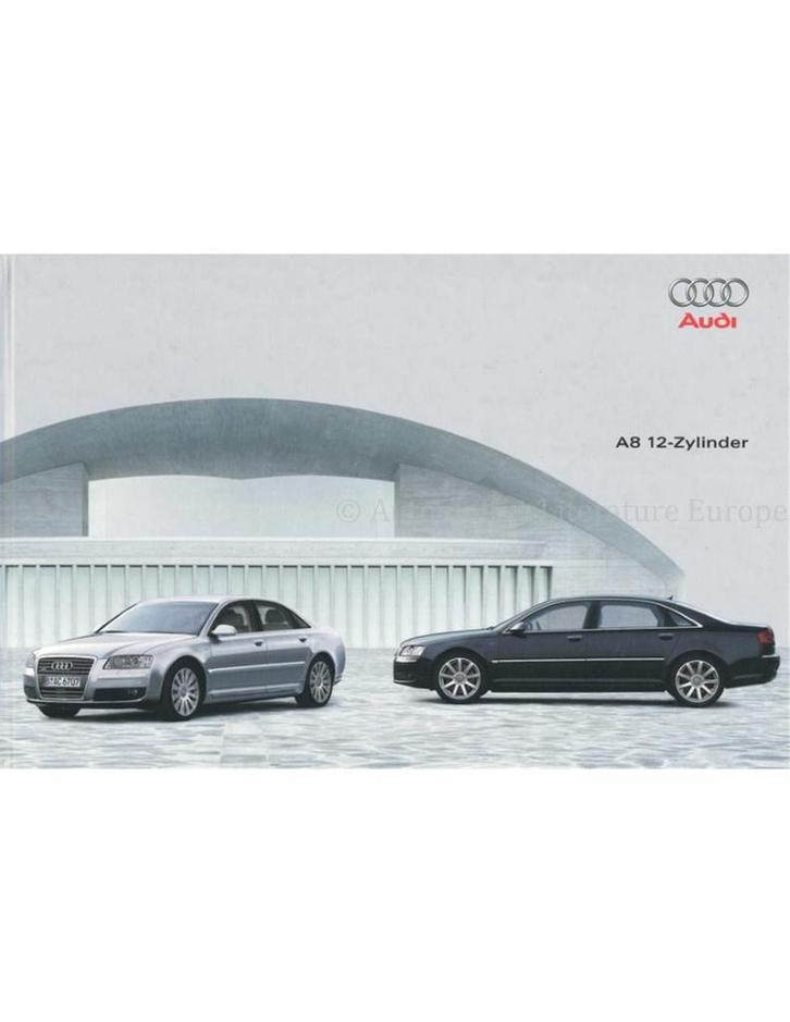 2006 AUDI A8 W12 HARDCOVER BROCHURE DUITS, Boeken, Auto's | Folders en Tijdschriften