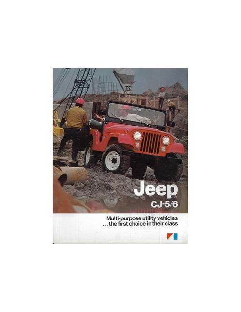 1983 JEEP CJ-5 CJ-6 BROCHURE ENGELS USA, Boeken, Auto's | Folders en Tijdschriften, Ophalen of Verzenden