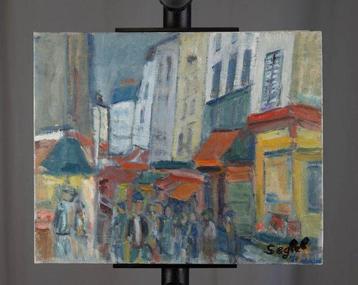Lyne Seybel (1919-2009) - Paris, la rue Mouffetard
