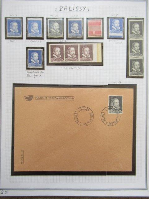 Frankrijk  - Zeldzame collectie van Palissy-vignetten, Postzegels en Munten, Postzegels | Europa | Frankrijk