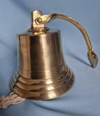 Scheepsbel - Brons - Met beugel en allemansend, Antiek en Kunst