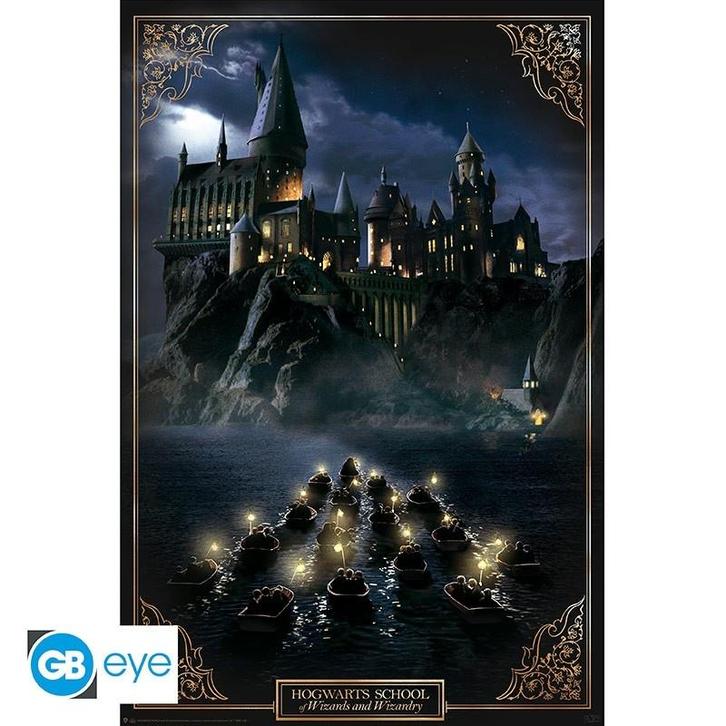 Harry Potter Hogwarts Castle Poster 91.5 x 61cm, Verzamelen, Harry Potter, Ophalen of Verzenden