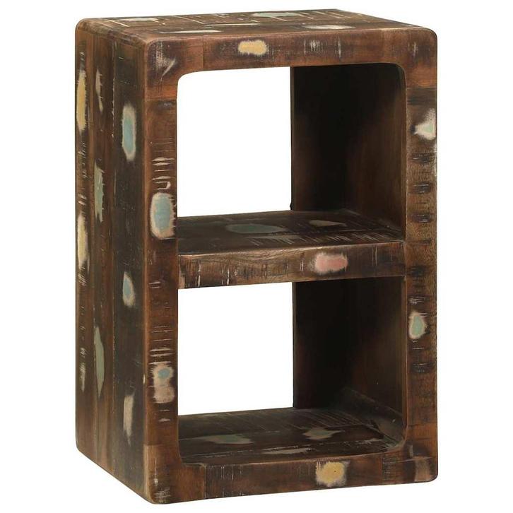 vidaXL TV-kast Multikleur 36 x 30 x 54 cm Massief gerecycled, Huis en Inrichting, Woonaccessoires | Cd- en Dvd-rekken, Nieuw, Verzenden