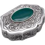 Boîte de tabac à priser - Argent 925