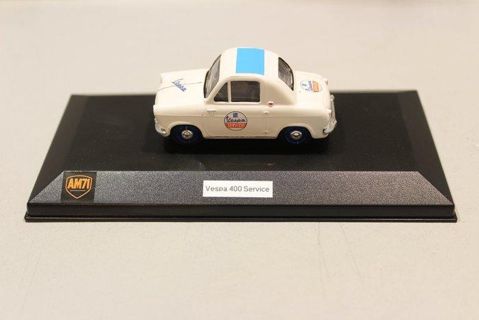 AM.71 1:43 - Modelauto - Vespa 400 service 1/43. -, Hobby en Vrije tijd, Modelauto's | 1:5 tot 1:12